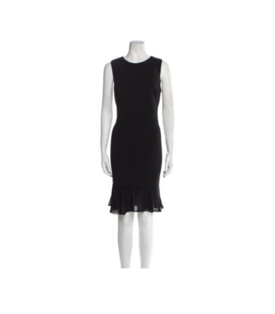 Donna Karan Crew Neck Knee Length Dress With Tags