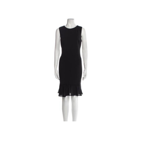 Donna Karan Crew Neck Knee Length Dress With Tags