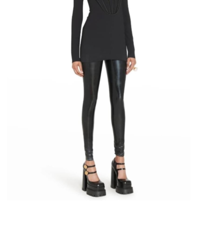 Versace High Rise Lates Leggings For Ladies Size 44