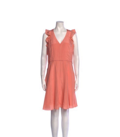 Rebecca Taylor Silk Mini Dress Pink XS