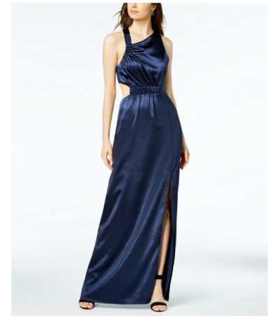 Avec Les Filles Cutout Asymmetrical Maxi Dress MSRP $168 Size 4