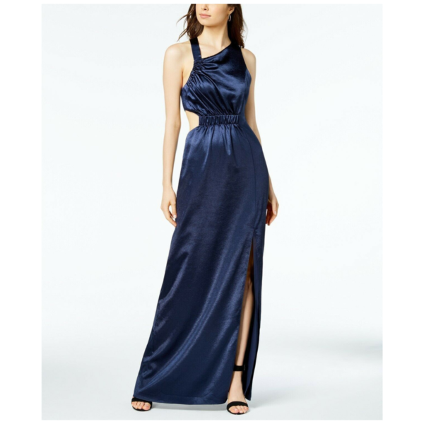 Avec Les Filles Cutout Asymmetrical Maxi Dress MSRP $168 Size 4