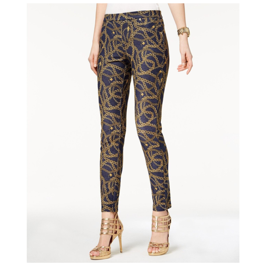 Michael Kors Printed Jeggings True NavyGold XS