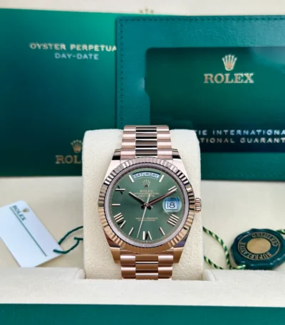 Rolex DAY-DATE 228235 OLIVE UNWORN