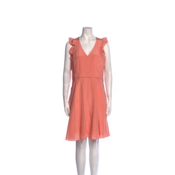 Rebecca Taylor Silk Mini Dress L Pink