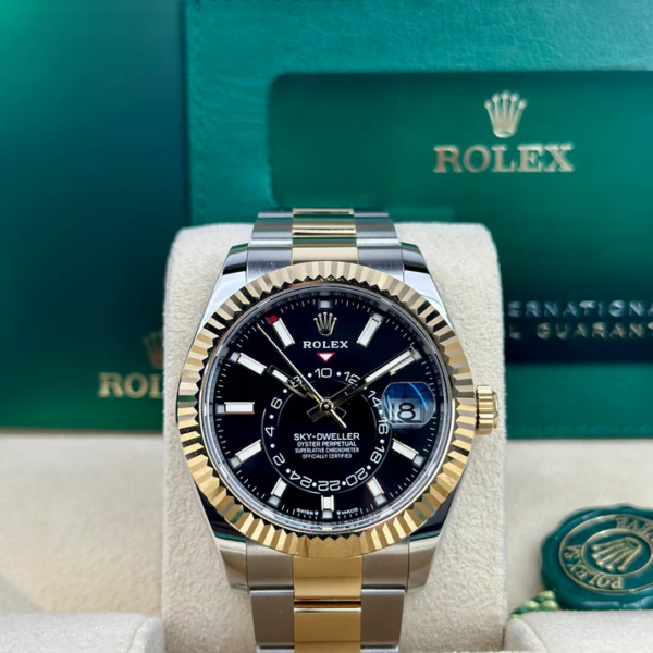 Rolex SKY-DWELLER 336933 BLACK OYSTER UNWORN