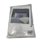 Yves Delorme Full/Queen Reversible Duvet Cover Luna Cotton 92"x92 $495