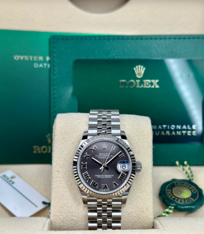 Rolex DATEJUST 31mm 278274 DARK GREY JUBILEE UNWORN