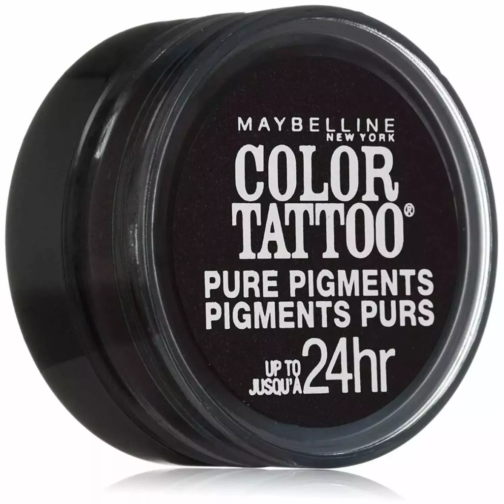 Maybelline COLOR TATOO Pure Pigments Up to 24hr Eyeshadow,30 Black Mystery