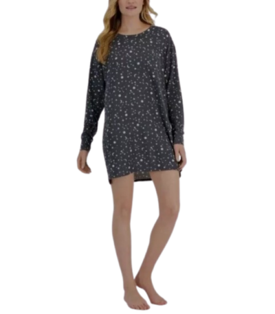 Jenni Women's Supersoft Sleepshirt Gray Celestial