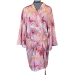 Jenni Style Not Size Women's Belt Closure Robe Watercolor Blush