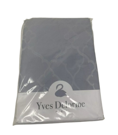 Yves Delorme Full/Queen Reversible Duvet Cover Luna Cotton 92"x92 $495