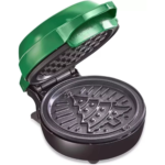 Bella Mini Waffle Maker, Gingerbread Green