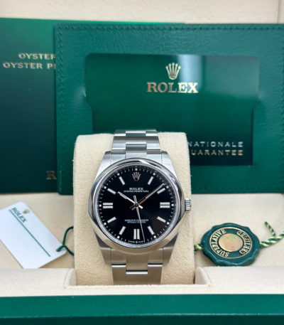 Rolex 41mm OYSTER PERPETUAL 124300 Black DIAL