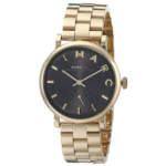 Marc Jacobs MBM3355 Baker Black Dial Gold Tone Stainless Steel Women's Watch