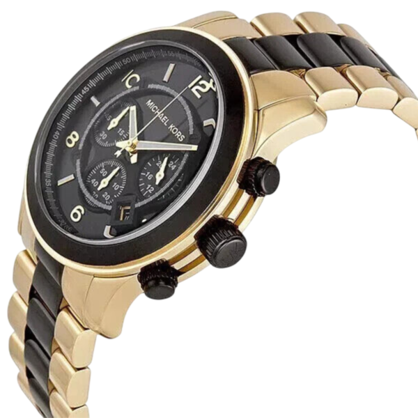 Michael Kors Watch MK-8265 Runway Chronograph black & gold