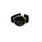 Michele Tahitian Chronograph Black Rubber Ladies Watch