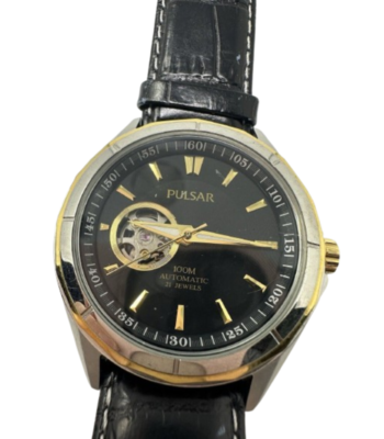 Pulsar Automatic Water Resistant 100m/10Bar St Steel Movement Malaysia/21 jewels