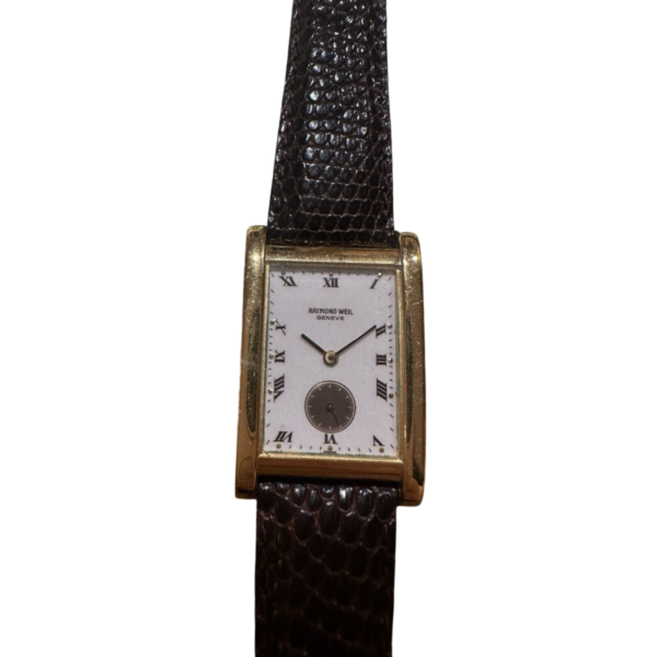 Raymond Weil 18k Gold electroplated 10m patented model Unisex watch