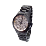 MICHAEL KORS CHRONOGRAPH CRYSTAL PAVE DIAL BLACK S.STEEL LADIES WATCH MK5978