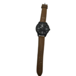 Breda 16880-Brown Mens Stephen Watch 8144 Brown Leather Strap Buckle Closure