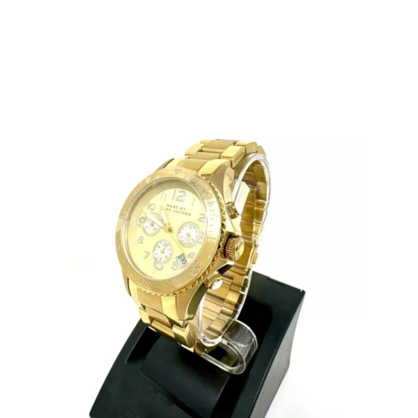 Marc by Marc Jacobs Women's MBM3188 Rock Chrono Gold Tone Bracelet Watch