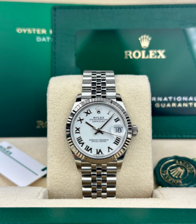 Rolex DATEJUST 31mm 278274 WHITE GREY JUBILEE UNWORN