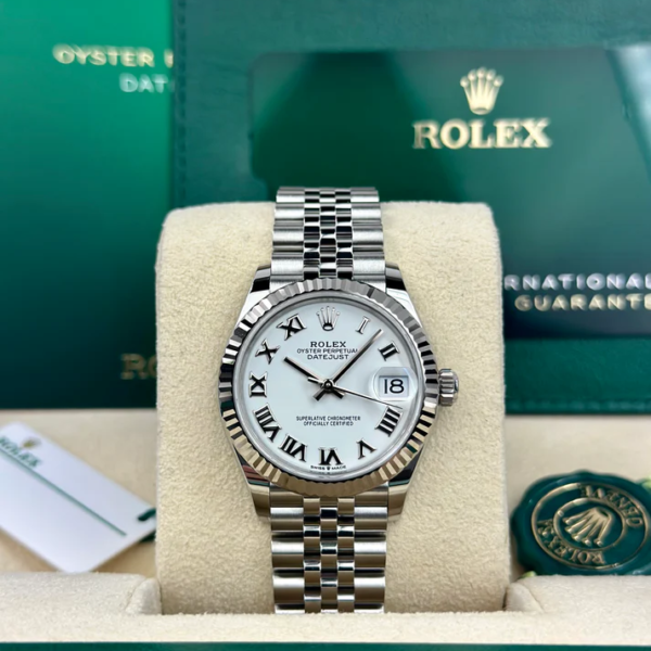 Rolex DATEJUST 31mm 278274 WHITE GREY JUBILEE UNWORN