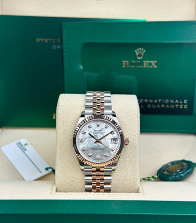 Rolex DATEJUST 31mm 278271 WHITE MOP DIAMONDS JUBILEE UNWORN