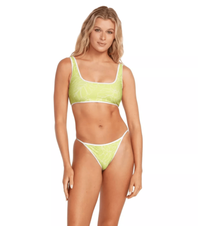 Volcom Tropicoco Reversible Skimpy Bikini Bottom - Women's Citron L Green