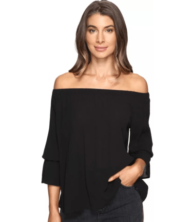 Sanctuary Women's Charlotte Top Black Shirt