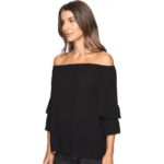 Sanctuary Women's Charlotte Top Black Shirt