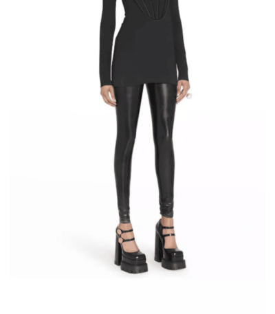 Versace High Rise Lates Leggings For Ladies Size 42 US 6