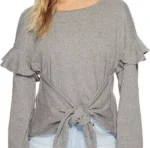 State Light Heather Grey sweater Pullover Medium