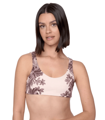 Hurley MAX HAWAIIAN LEI SOFT STRAP TOP, SEASHELL, XS Hawaiian PrestigeFT