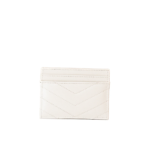 YSL Cassandre Cardholder Blanc Vintage