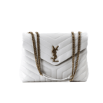 YSL LouLou Medium White GHW