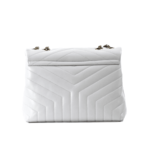 YSL LouLou Medium White GHW