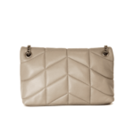 YSL Puffer Small Dark Beige