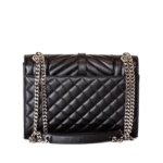 YSL Envelope Bag Medium Black SHW