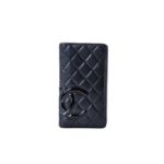 Chanel Cambon Wallet Black Lambskin