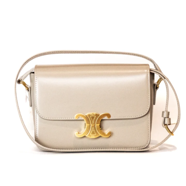 Celine Classique Triomphe Bag Light Stone