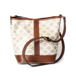 Celine Bucket Small White Triomphe