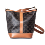 Celine Bucket Small Brown Triomphe