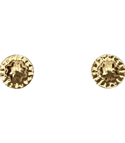 14K Gold Baby Bear Earring Yellow Gold