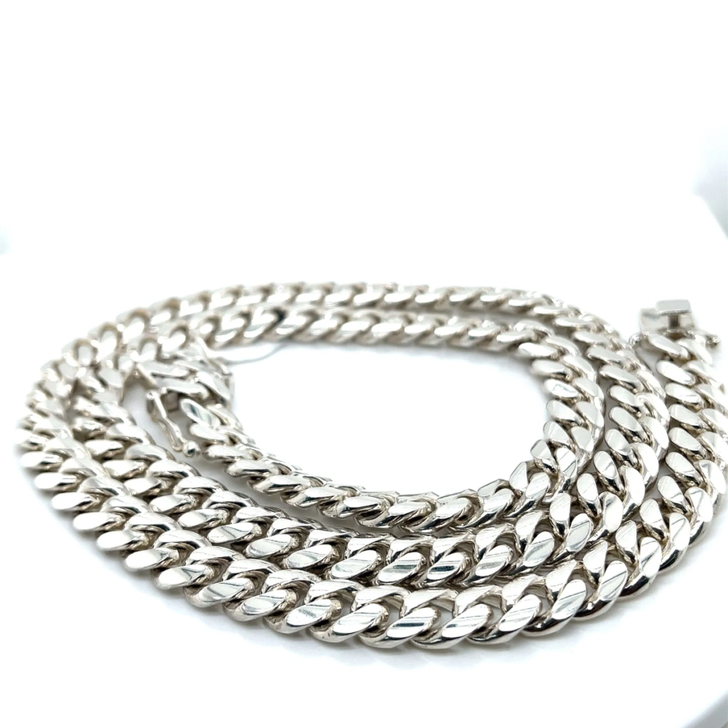 925 Silver Miami Cuban link 10mm
