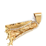 14k, cz, 20.8g, 70mm length