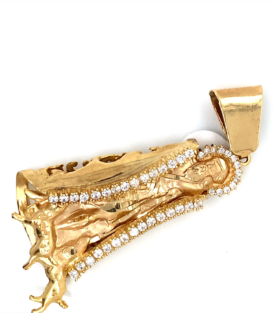 14k, cz, 20.8g, 70mm length
