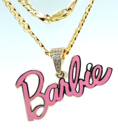 Barbie 14k gold, 4.5gram , cz