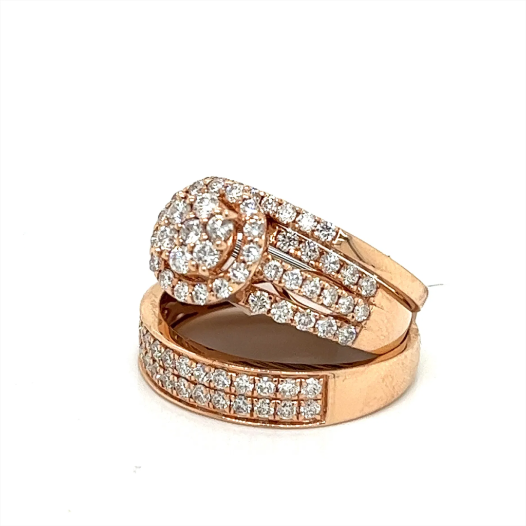 Rose Gold 14k 8.9g , 1.75ct dia